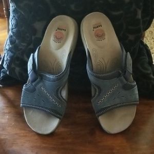 Earth Spirit Blue slip on sandles